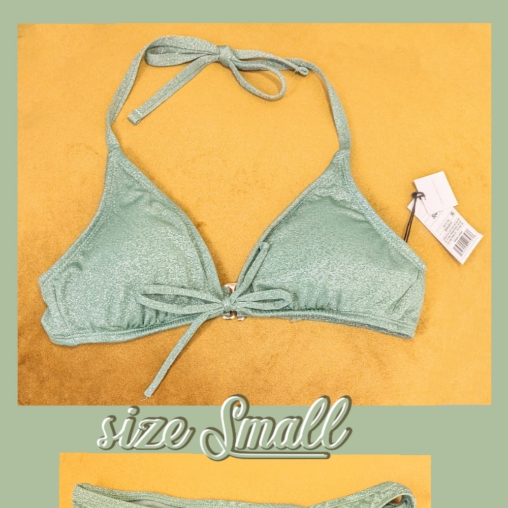 Shine Bright Like a Pale Emerald Diamond in This Brand New Bikini!!